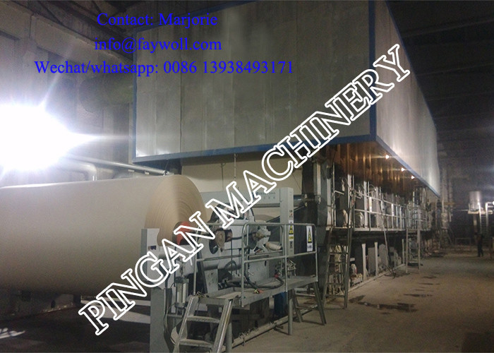 High Speed 1500t Paper Making Machine for 100-150t/d Output, Design Speed 200-800m/min