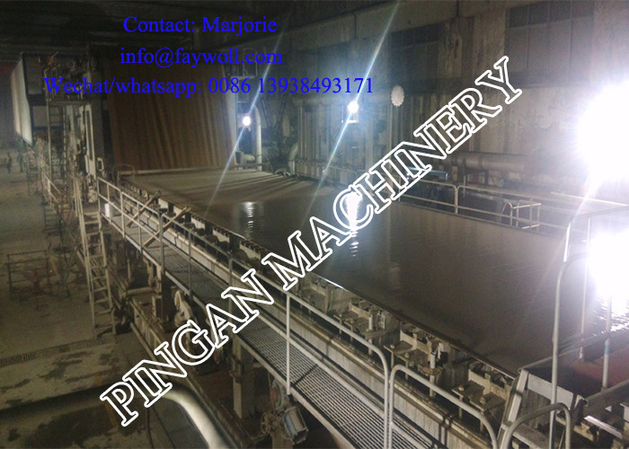 High Speed 1500t Paper Making Machine for 100-150t/d Output, Design Speed 200-800m/min