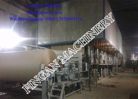 Máy làm giấy 1500 tấn tốc độ cao cho công suất 100-150 tấn/ngày, tốc độ thiết kế 200-800m/phút