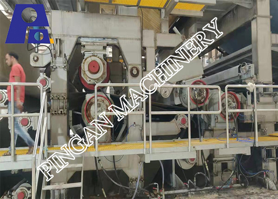 Máy làm giấy hai mặt có tráng 4 dây Máy in hai mặt 325m / phút